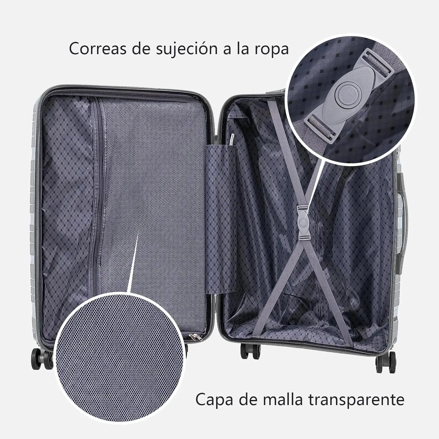 🧳 Maleta de Viaje Artree – Ligera, Resistente e Impermeable con Ruedas 360°