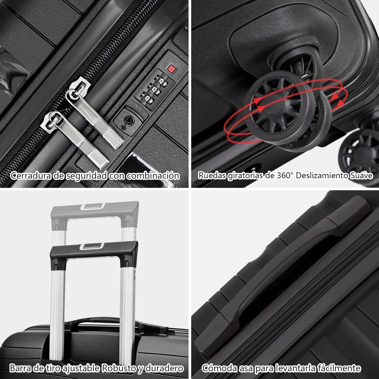 🧳 Maleta de Viaje Artree – Ligera, Resistente e Impermeable con Ruedas 360°