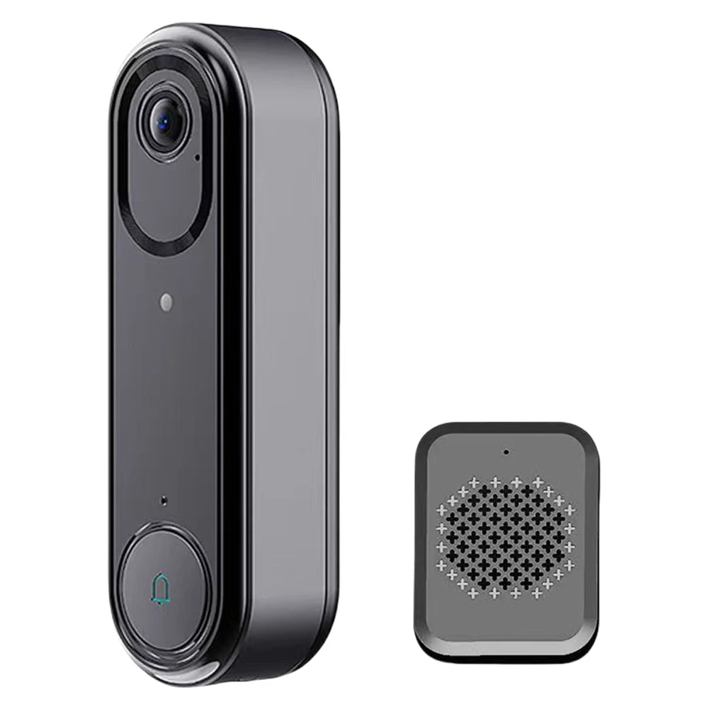 Z80 Timbre Inteligente con Cámara de Seguridad WiFi Inalámbrico para el Hogar — Audio Bidireccional, Visión Nocturna IR, Detección de Movimiento