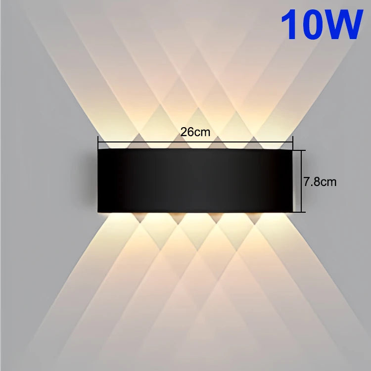 Lámpara de Pared LED Exterior IP65 Moderna | Iluminación para Jardín, Terraza y Hogar