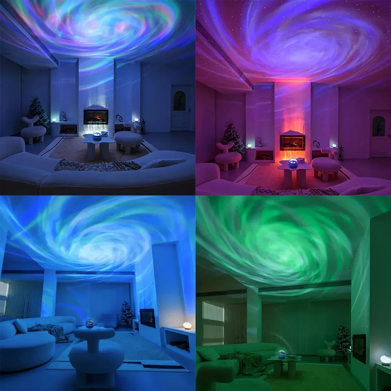 ✨ Proyector Galaxy LED 360° con Control Remoto – Cielo Estrellado Multicolor para Dormitorio, Sala y Decoración