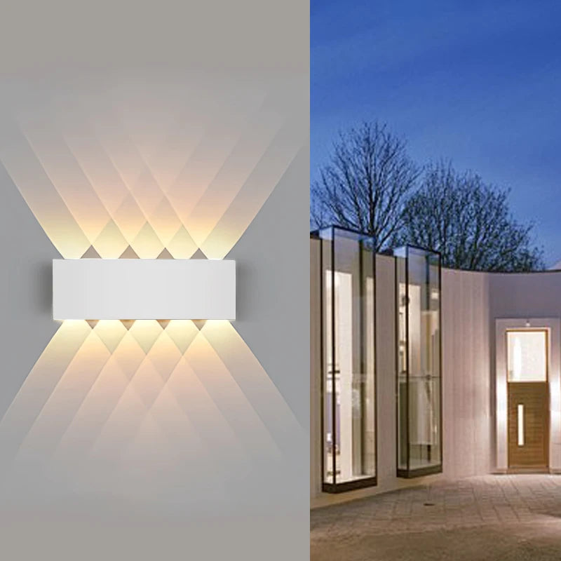 Lámpara de Pared LED Exterior IP65 Moderna | Iluminación para Jardín, Terraza y Hogar