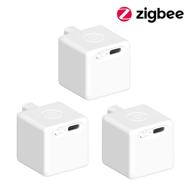 Fingerbot Plus Inteligente con Carga Type-C — Brazo Robot Pulsador de Botones Táctil Zigbee Tuya 5V, Compatible con Alexa, Google Home y Alice