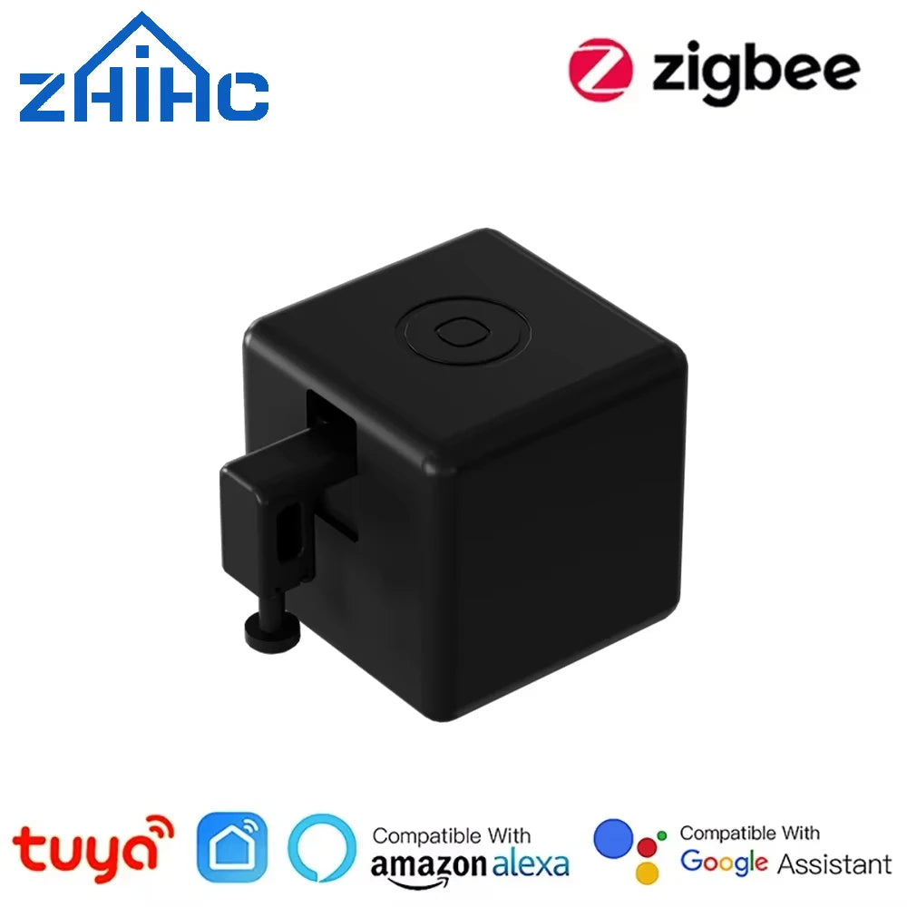 Fingerbot Plus Inteligente con Carga Type-C — Brazo Robot Pulsador de Botones Táctil Zigbee Tuya 5V, Compatible con Alexa, Google Home y Alice