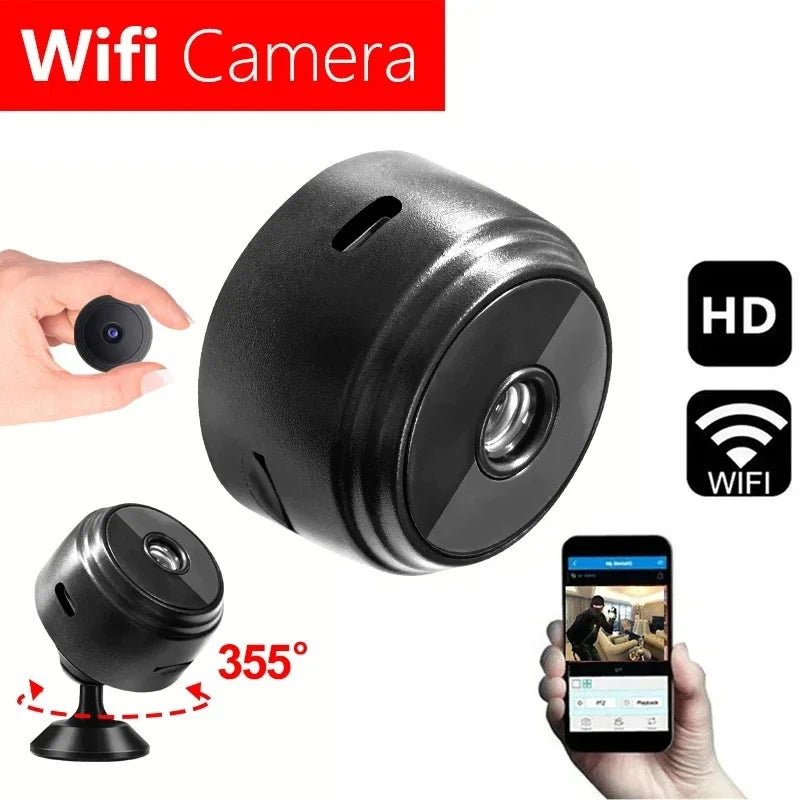 ¿Qué está pasando en tu casa mientras no estás? Míralo en tiempo real desde cualquier lugar."Cámara de Seguridad A9 HD WiFi Inteligente | Vigilancia Inalámbrica 24/7 con Detección de Movimiento