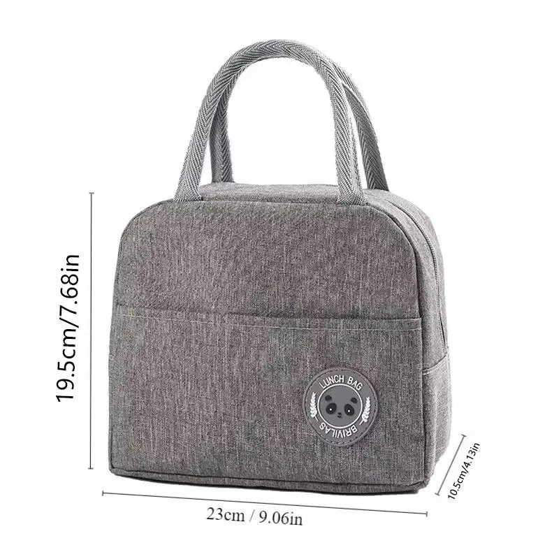 Bolsa Térmica para Almuerzo Bento con Aislamiento de Aluminio | Lunch Bag Portátil Reutilizable
