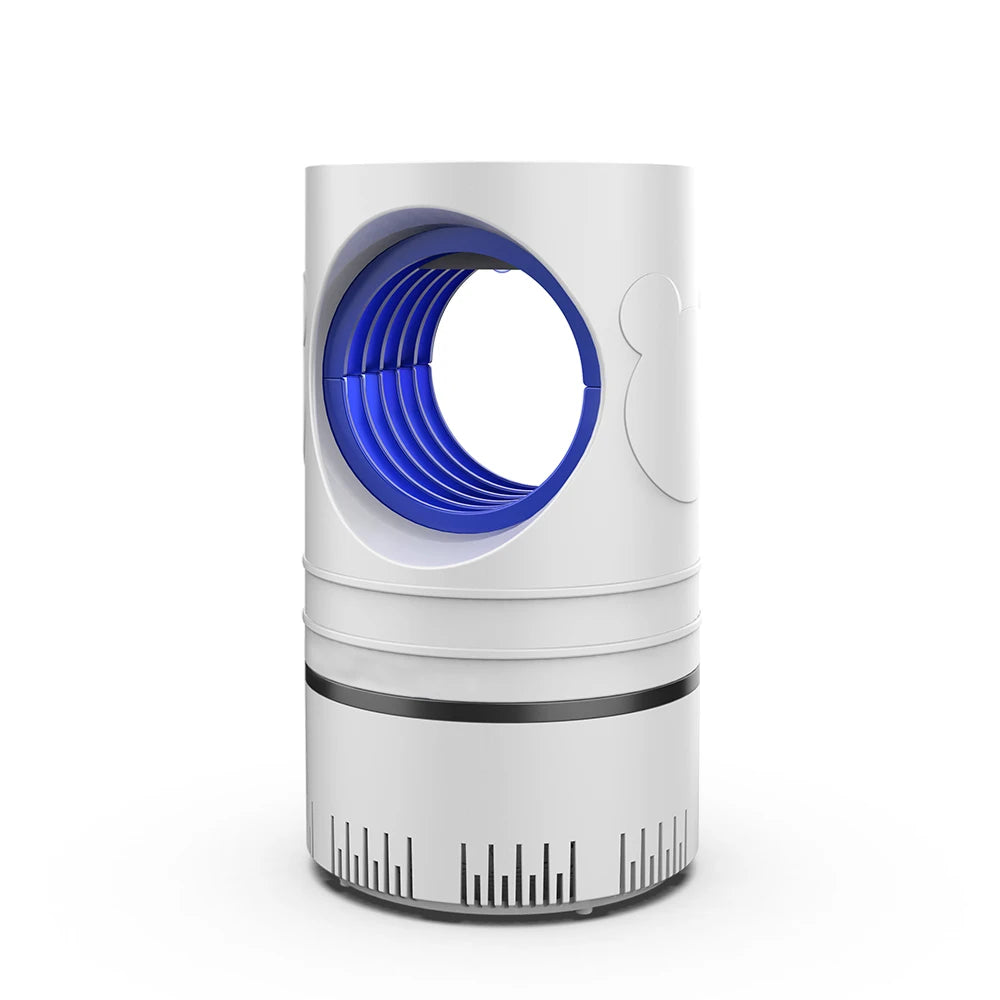 1 PC Lámpara Eléctrica Mata Moscas, Mosquitos e Insectos con Luz LED, Trampa de Control de Plagas de Tamaño Compacto, Alimentación por USB y Adaptador Incluido.