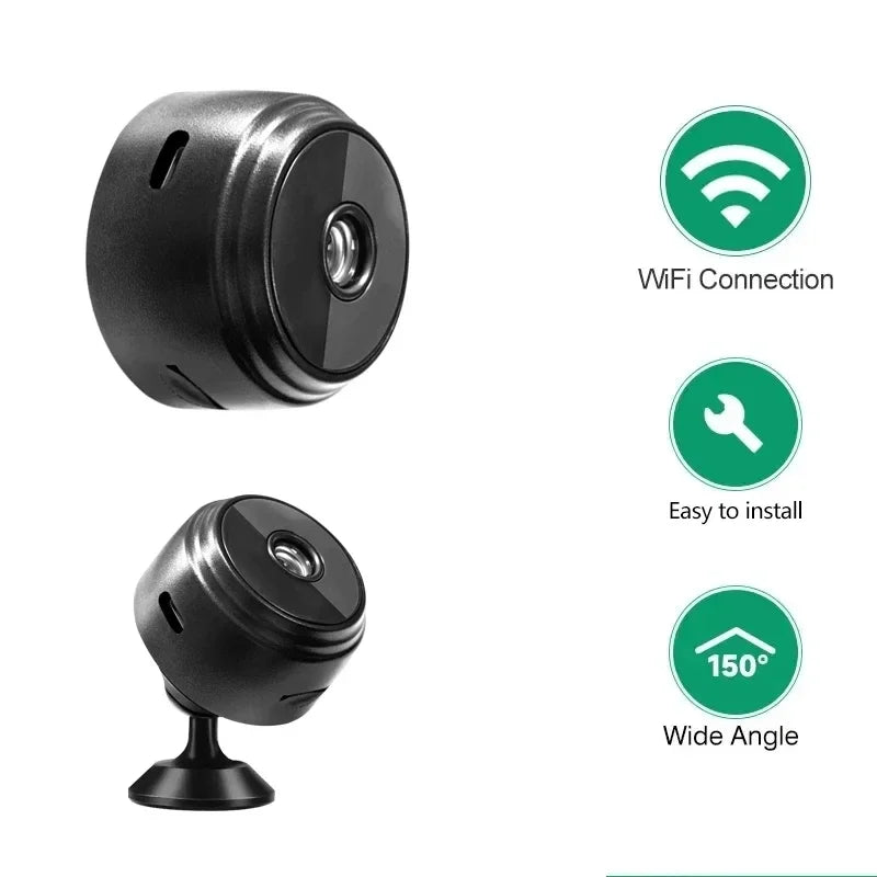 ¿Qué está pasando en tu casa mientras no estás? Míralo en tiempo real desde cualquier lugar."Cámara de Seguridad A9 HD WiFi Inteligente | Vigilancia Inalámbrica 24/7 con Detección de Movimiento
