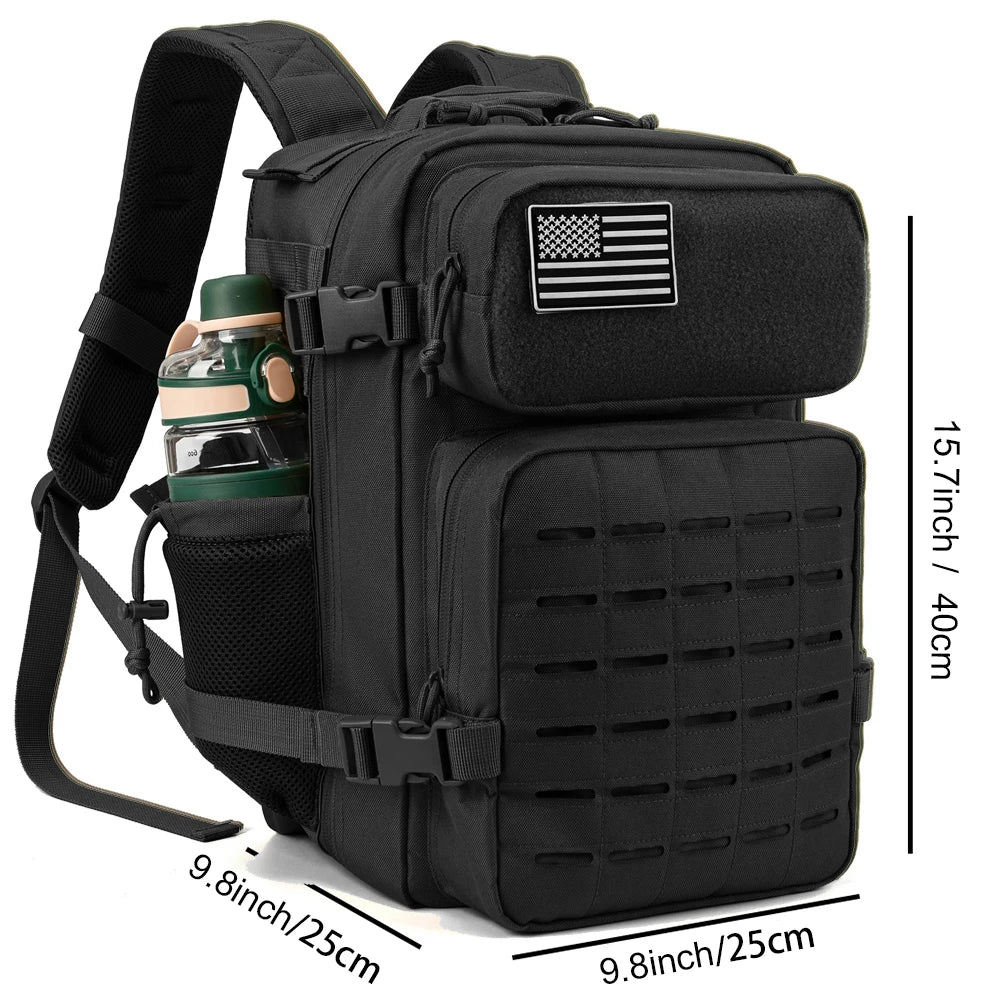 🎒 Mochila Táctica Militar 25L MOLLE – Resistente, Espaciosa y Lista para la Aventura