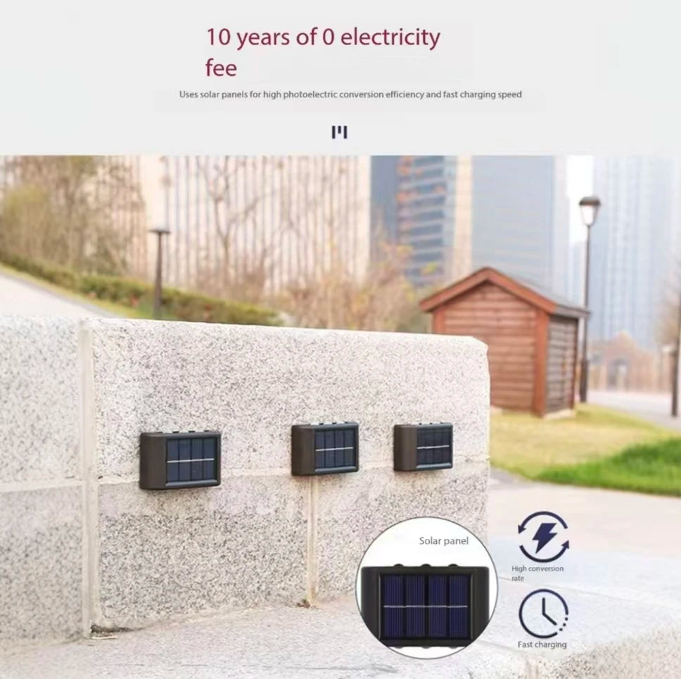 Lámpara Solar LED para Jardín y Exterior | Iluminación Automática de Bajo Consumo