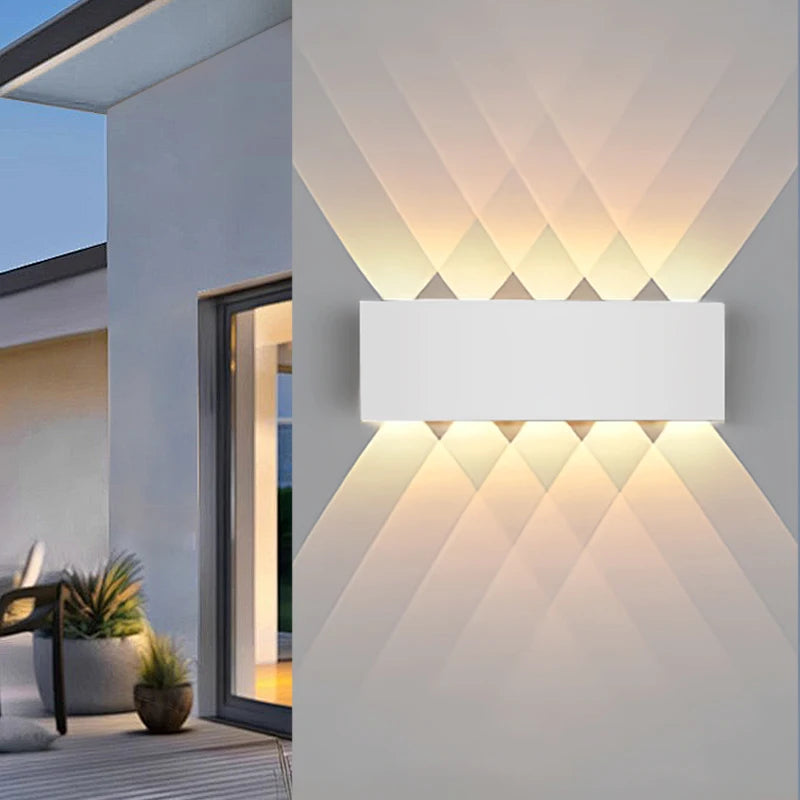 Lámpara de Pared LED Exterior IP65 Moderna | Iluminación para Jardín, Terraza y Hogar