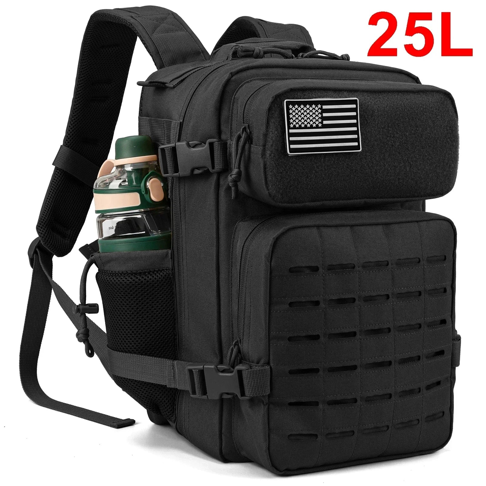 🎒 Mochila Táctica Militar 25L MOLLE – Resistente, Espaciosa y Lista para la Aventura