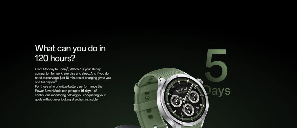 ⌚ OnePlus Watch 3 Global Version – Smartwatch Premium con Pantalla AMOLED LTPO de 1.50", GPS Dual y Wear OS