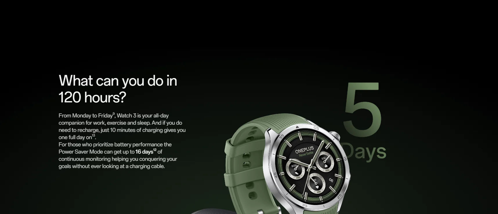 ⌚ OnePlus Watch 3 Global Version – Smartwatch Premium con Pantalla AMOLED LTPO de 1.50", GPS Dual y Wear OS