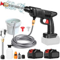 Hidrolavadora Inalámbrica de Alta Presión 48V con 2 Baterías – Pistola de Agua Multifuncional para Lavado de Autos, Jardines y Limpieza Exterior