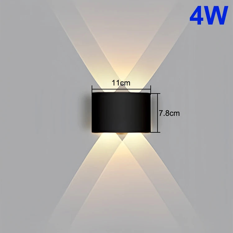 Lámpara de Pared LED Exterior IP65 Moderna | Iluminación para Jardín, Terraza y Hogar