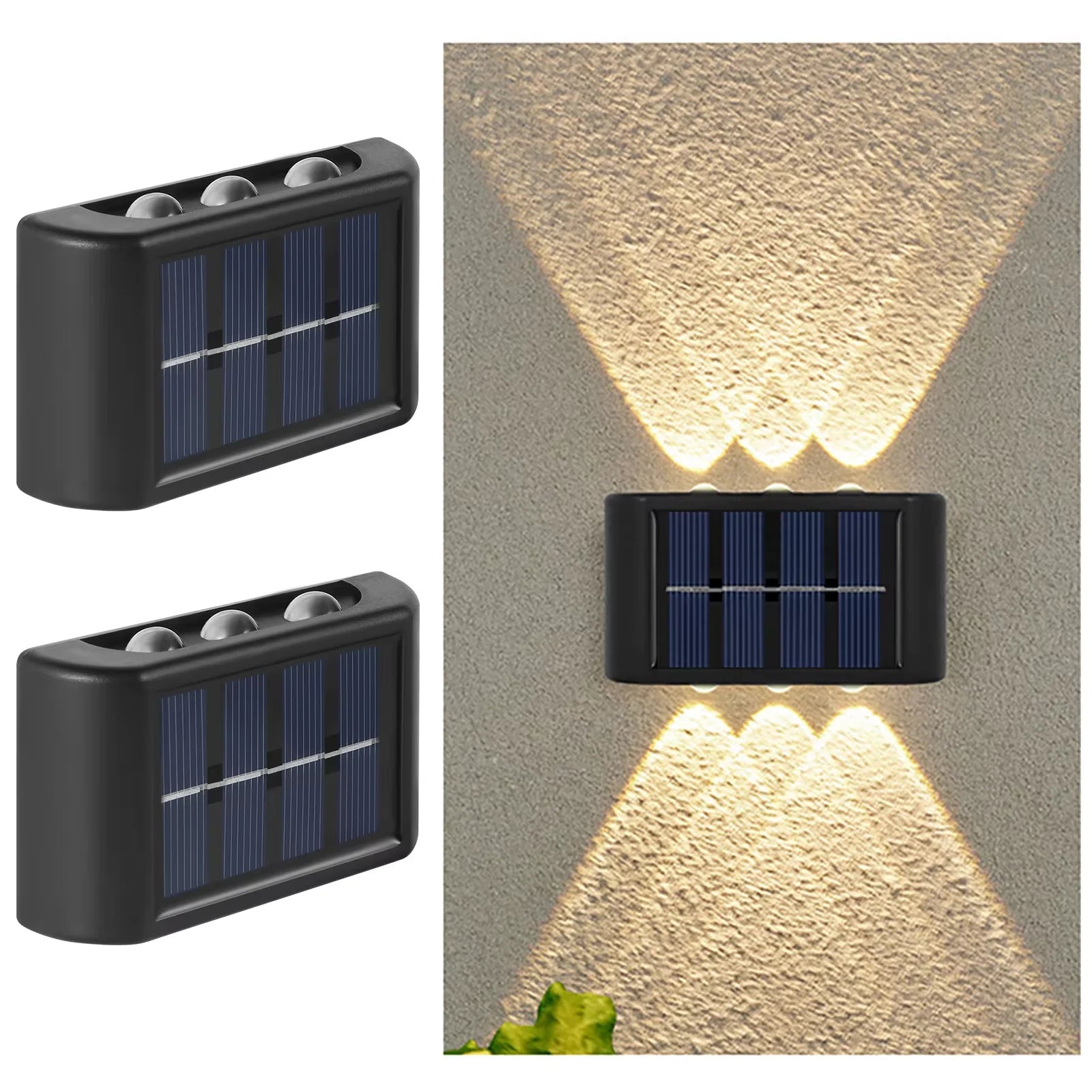 Lámpara Solar LED para Jardín y Exterior | Iluminación Automática de Bajo Consumo