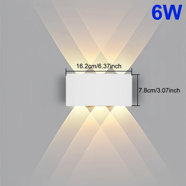 Lámpara de Pared LED Exterior IP65 Moderna | Iluminación para Jardín, Terraza y Hogar