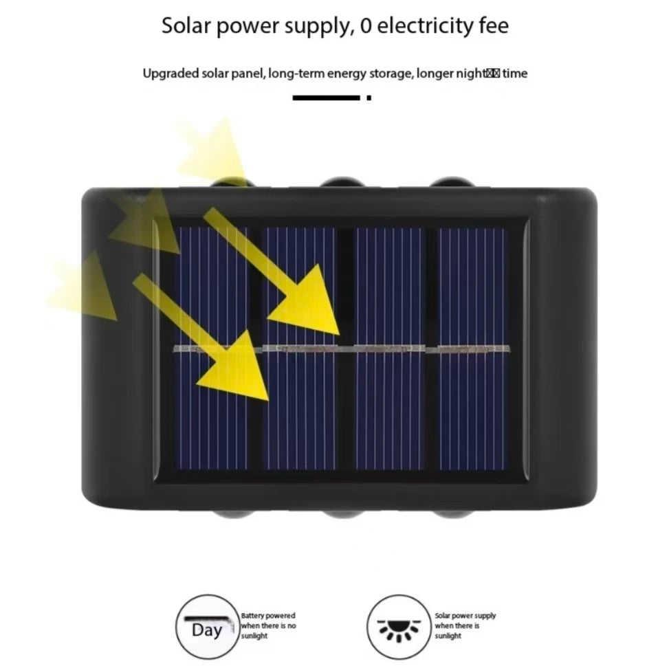 Lámpara Solar LED para Jardín y Exterior | Iluminación Automática de Bajo Consumo