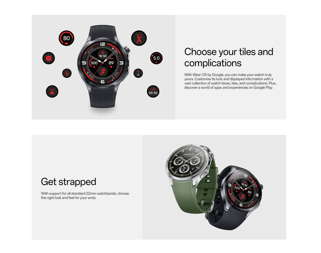 ⌚ OnePlus Watch 3 Global Version – Smartwatch Premium con Pantalla AMOLED LTPO de 1.50", GPS Dual y Wear OS
