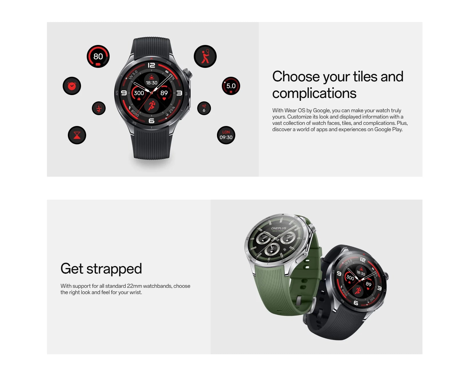 ⌚ OnePlus Watch 3 Global Version – Smartwatch Premium con Pantalla AMOLED LTPO de 1.50", GPS Dual y Wear OS