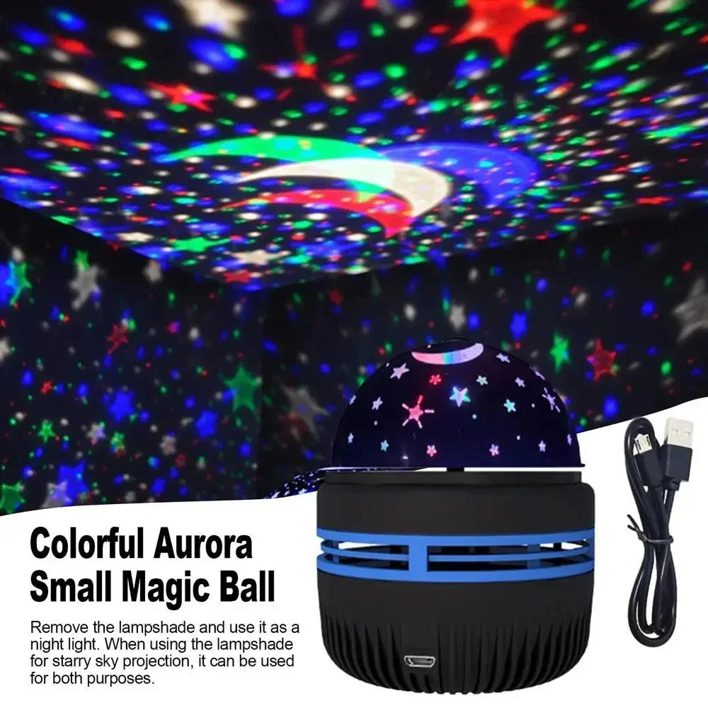 ✨ Proyector Galaxy LED 360° con Control Remoto – Cielo Estrellado Multicolor para Dormitorio, Sala y Decoración