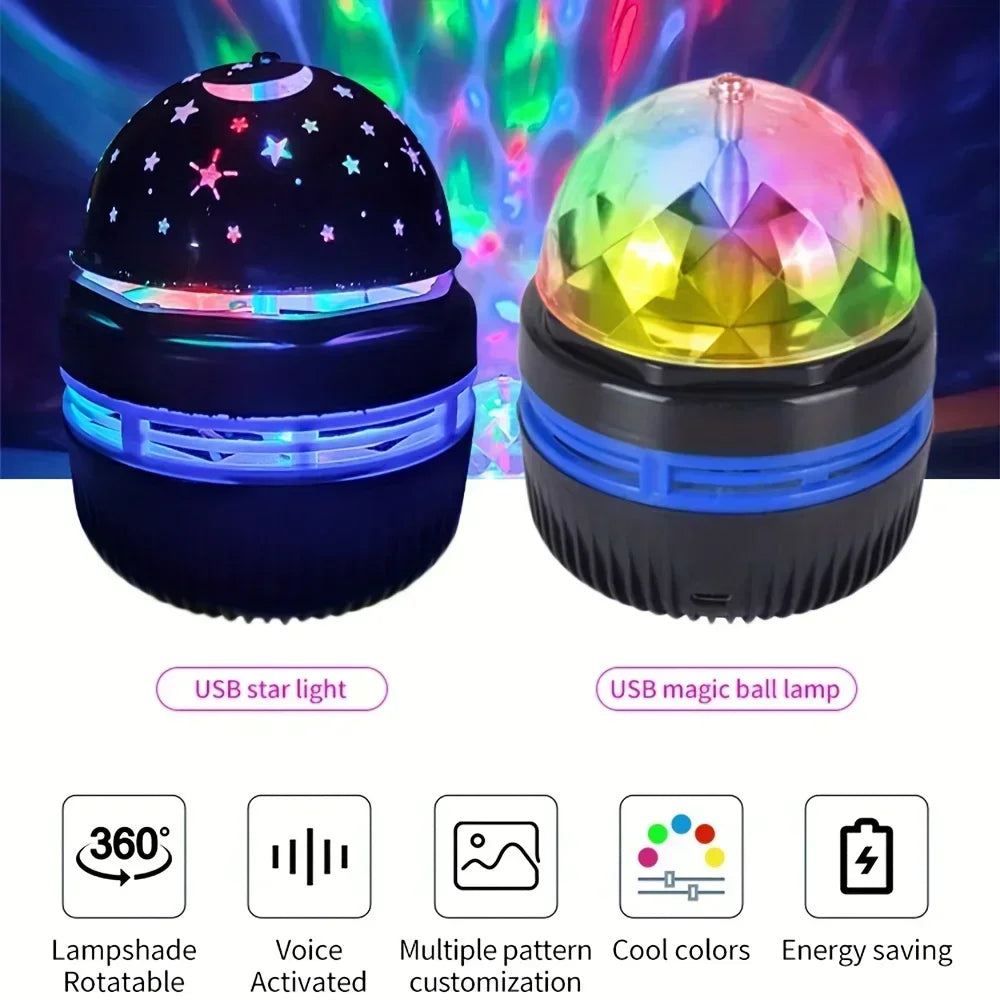 ✨ Proyector Galaxy LED 360° con Control Remoto – Cielo Estrellado Multicolor para Dormitorio, Sala y Decoración