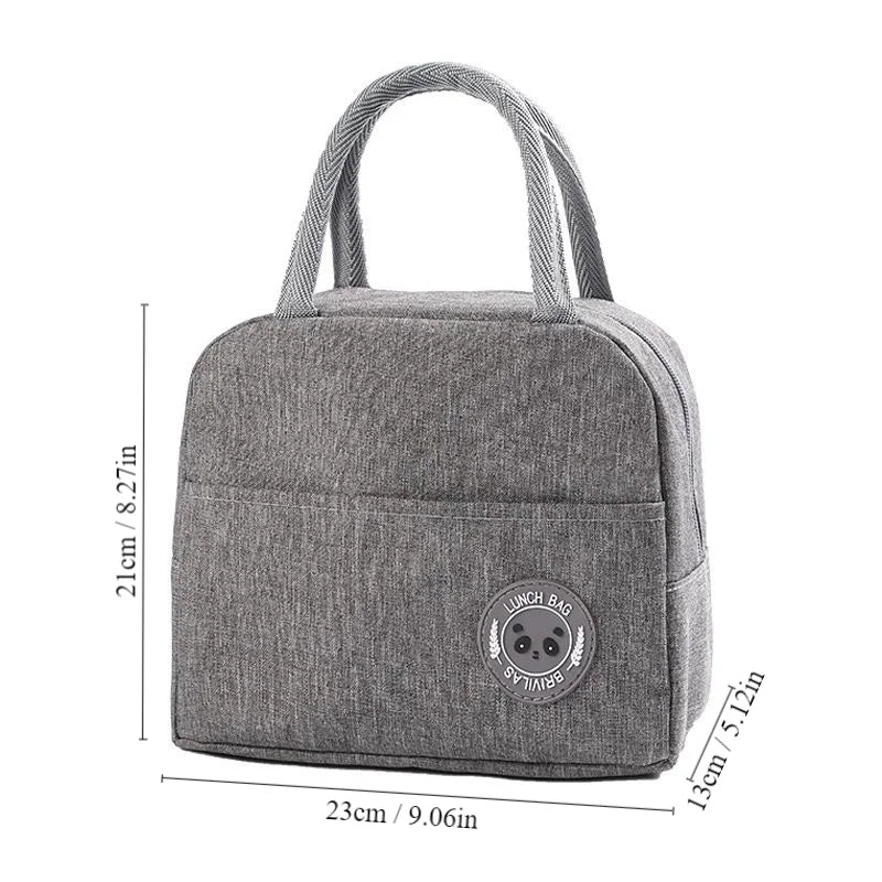 Bolsa Térmica para Almuerzo Bento con Aislamiento de Aluminio | Lunch Bag Portátil Reutilizable