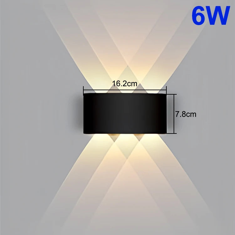 Lámpara de Pared LED Exterior IP65 Moderna | Iluminación para Jardín, Terraza y Hogar