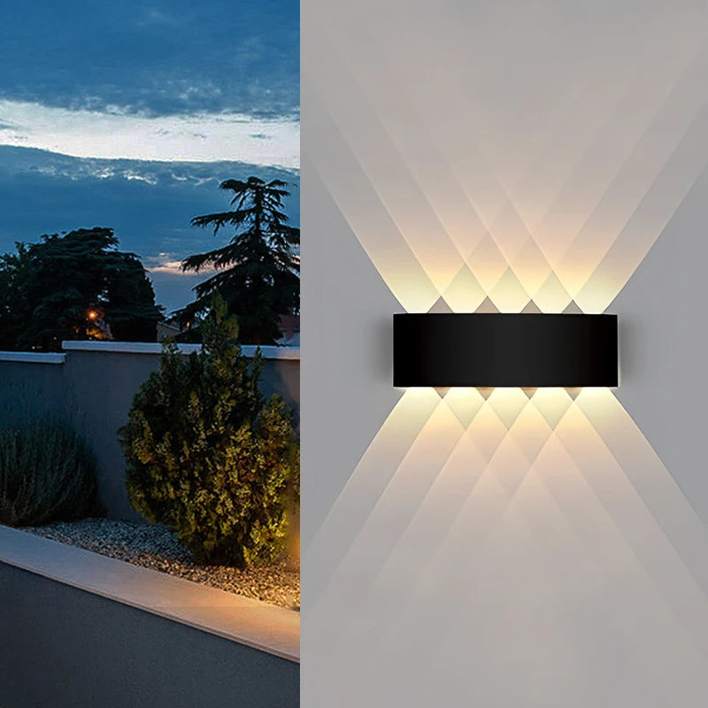 Lámpara de Pared LED Exterior IP65 Moderna | Iluminación para Jardín, Terraza y Hogar